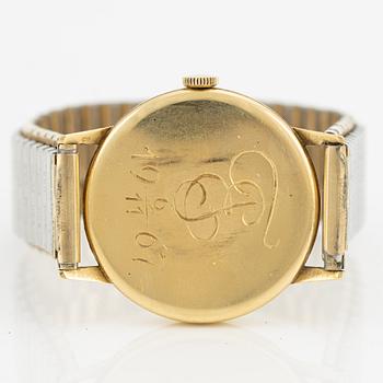 Cortébert, armbandsur, 18K guld, 34 mm.