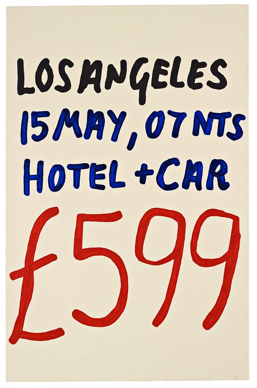 Jonathan Monk, "Los Angeles. No 1374".