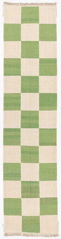 Gallerimatta, Kelim, c. 390 x 90 cm.