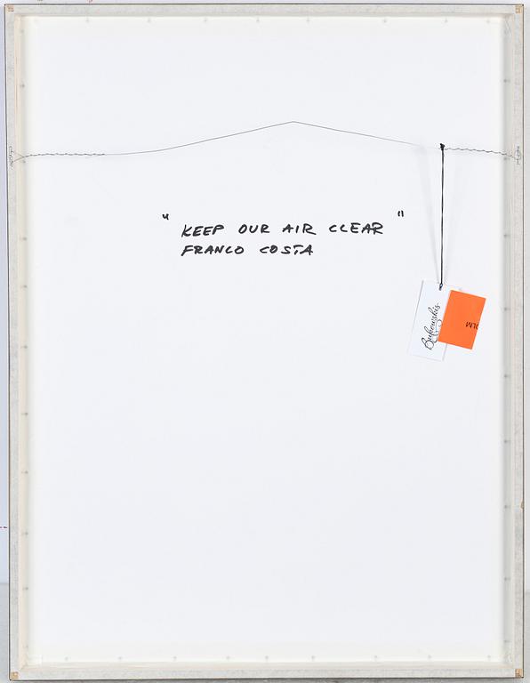 Franco Costa, färgserigrafi, signerad 201/250.