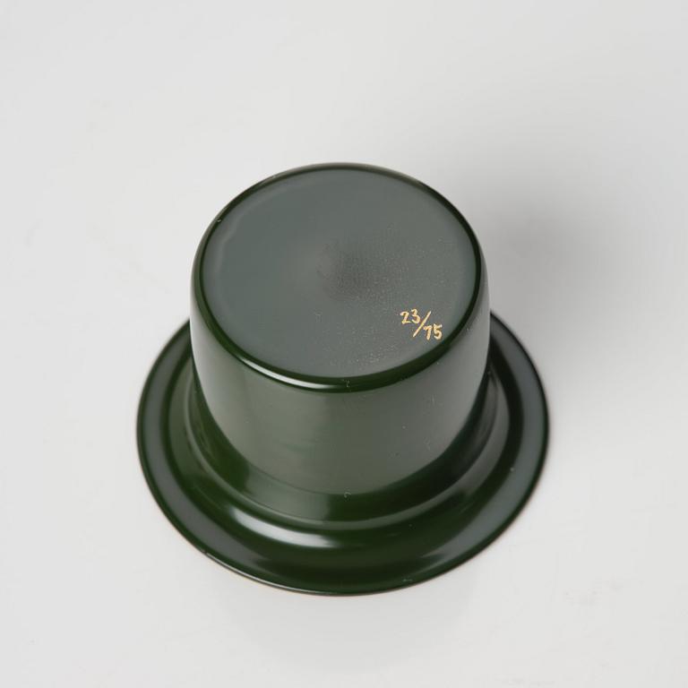 Claesson Koivisto Rune, "Kin Urushi", fem ljushållare, Sfera / Skultuna för Tohoku Support Limited Edition, Japan, 2011.