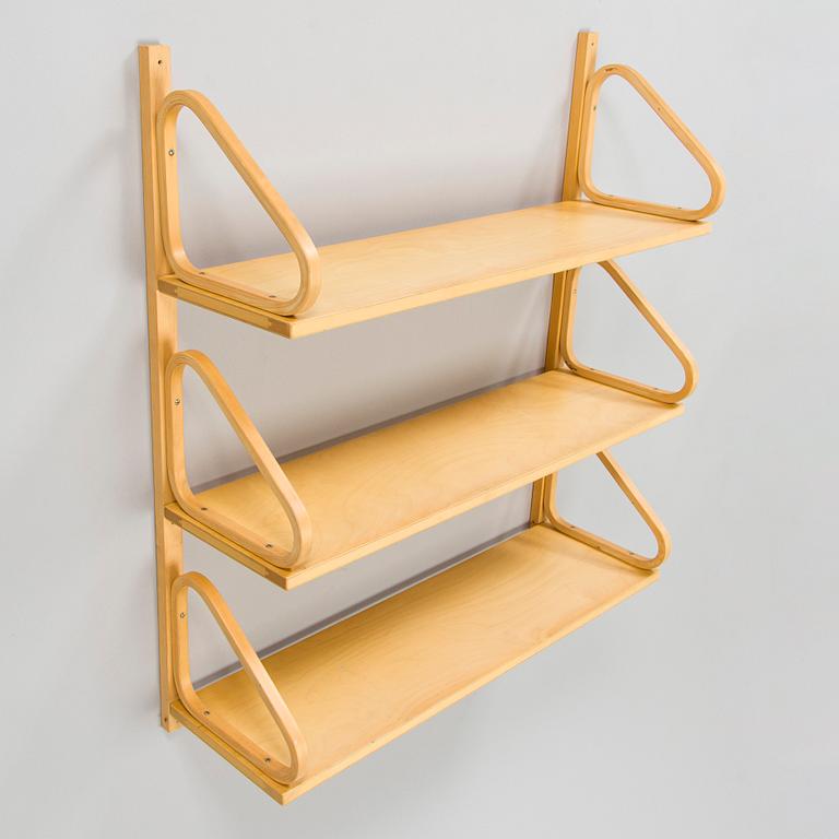 Alvar Aalto, a 1960s/70s  '112B-3' shelf for Artek.