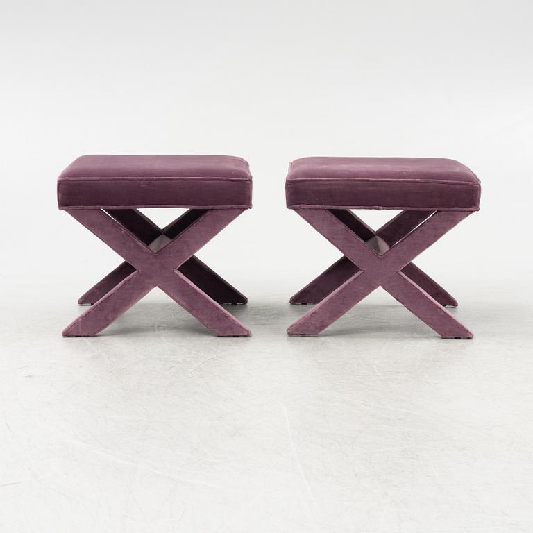 Pallar, ett par, "X-Bench", Jonathan Adler, USA, 2000-tal.