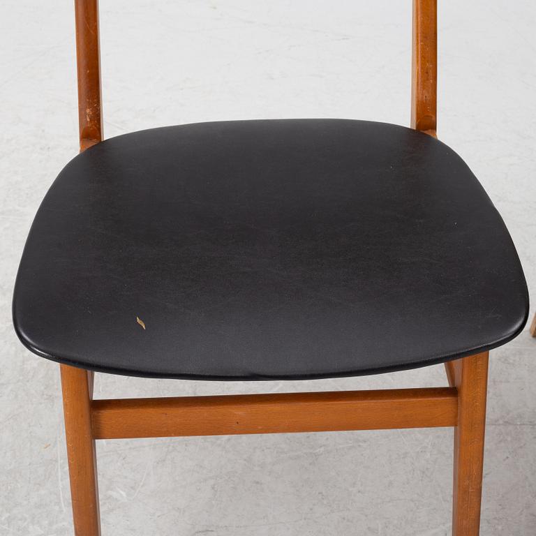 Chairs, 7 pcs, Farstrup, Denmark, 1950s/60s.
