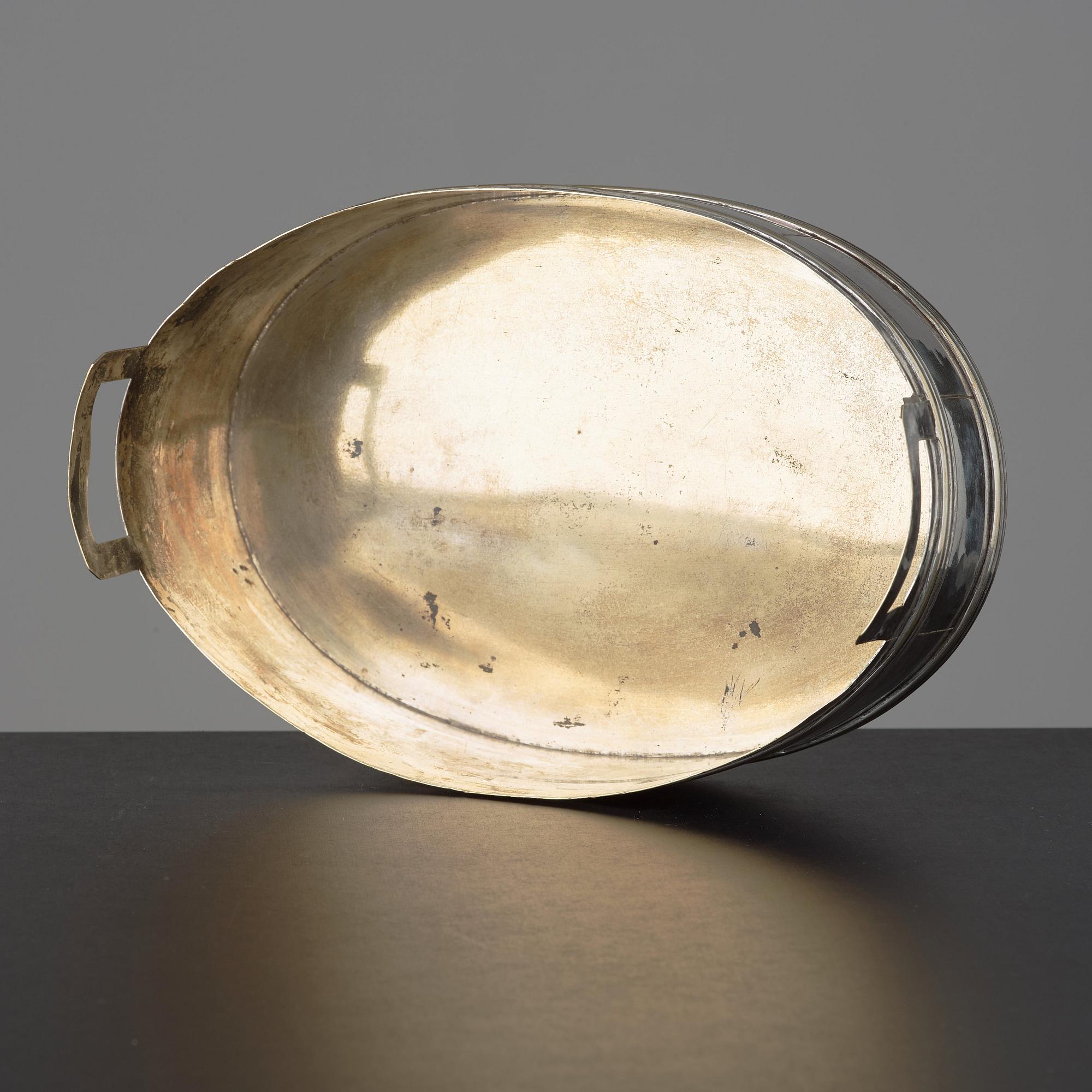 A late Gustavian early 18th century deep dish.