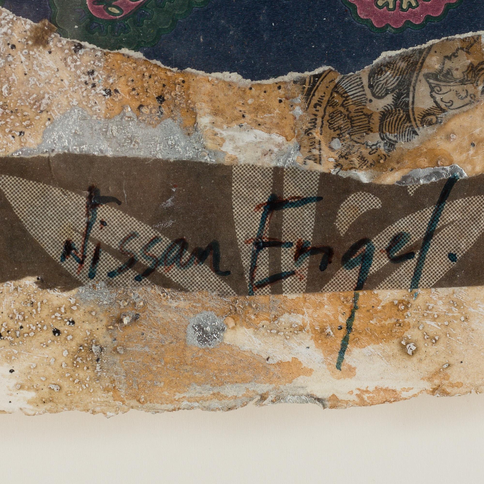 NISSAN ENGEL, mixed media, signed.