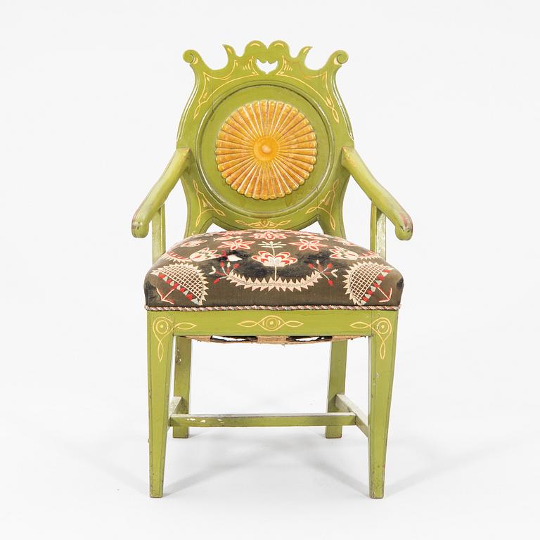 Armchair from the second half of the 19th century.