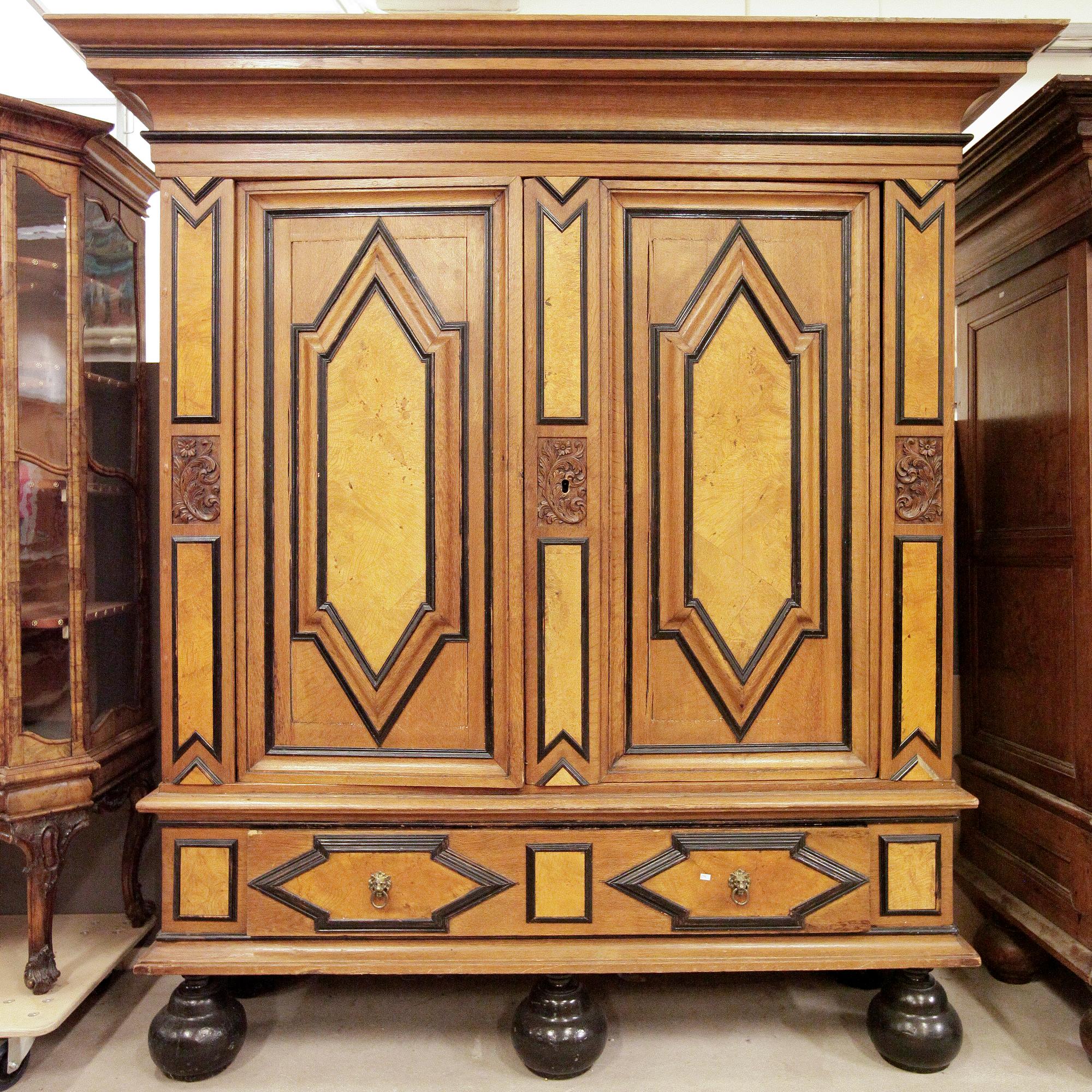 SKÅP, barock, 1700-tal.
