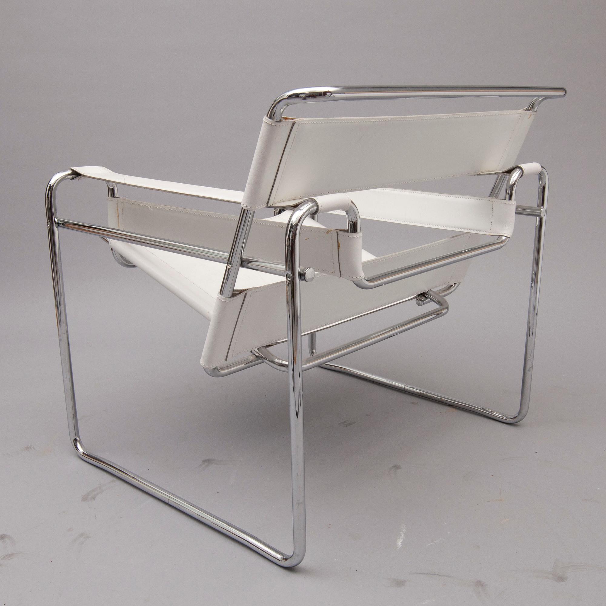 FÅTÖLJ, "Wassily", Marcel Breuer, 1980-tal.