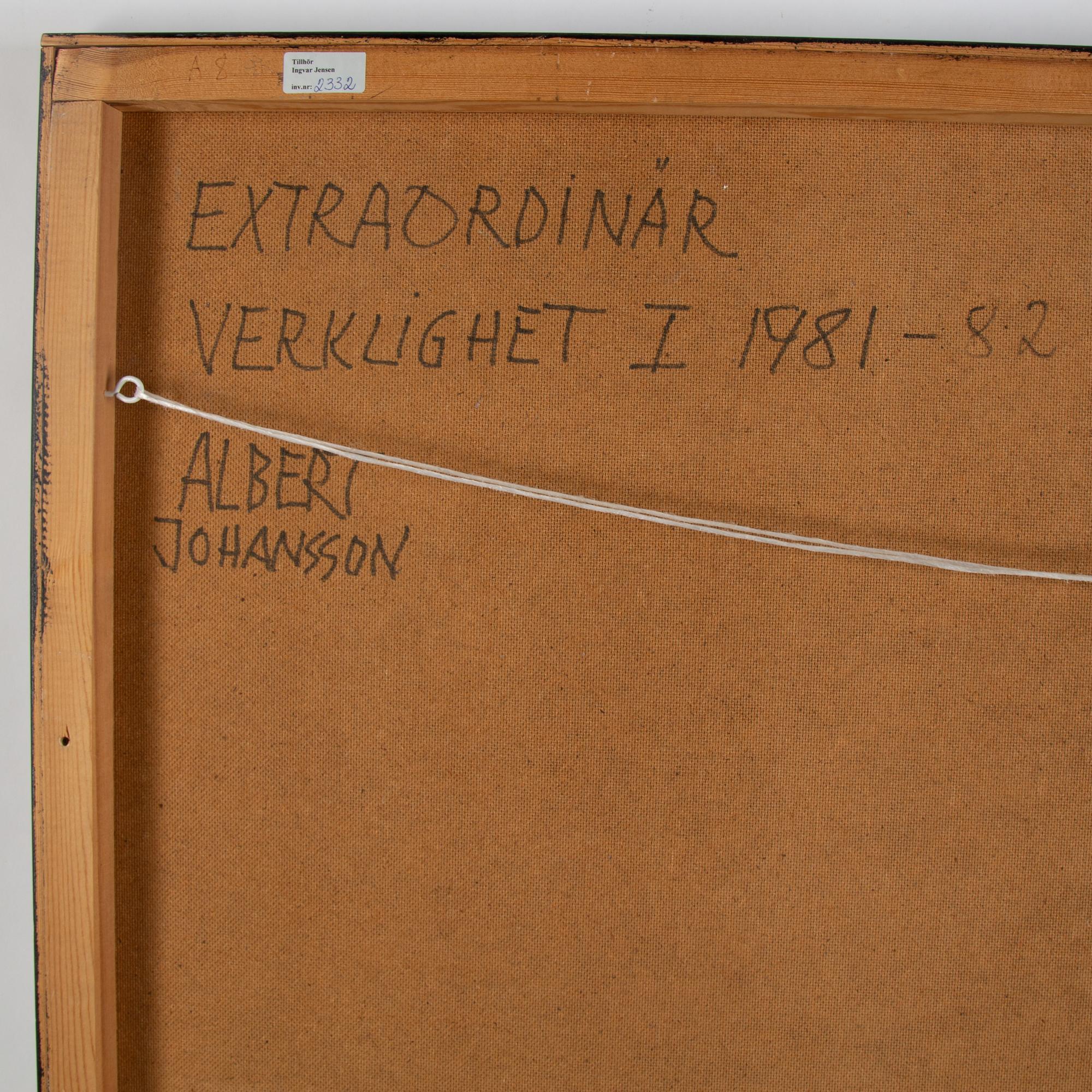 Albert Johansson, oil on panel, signed.
