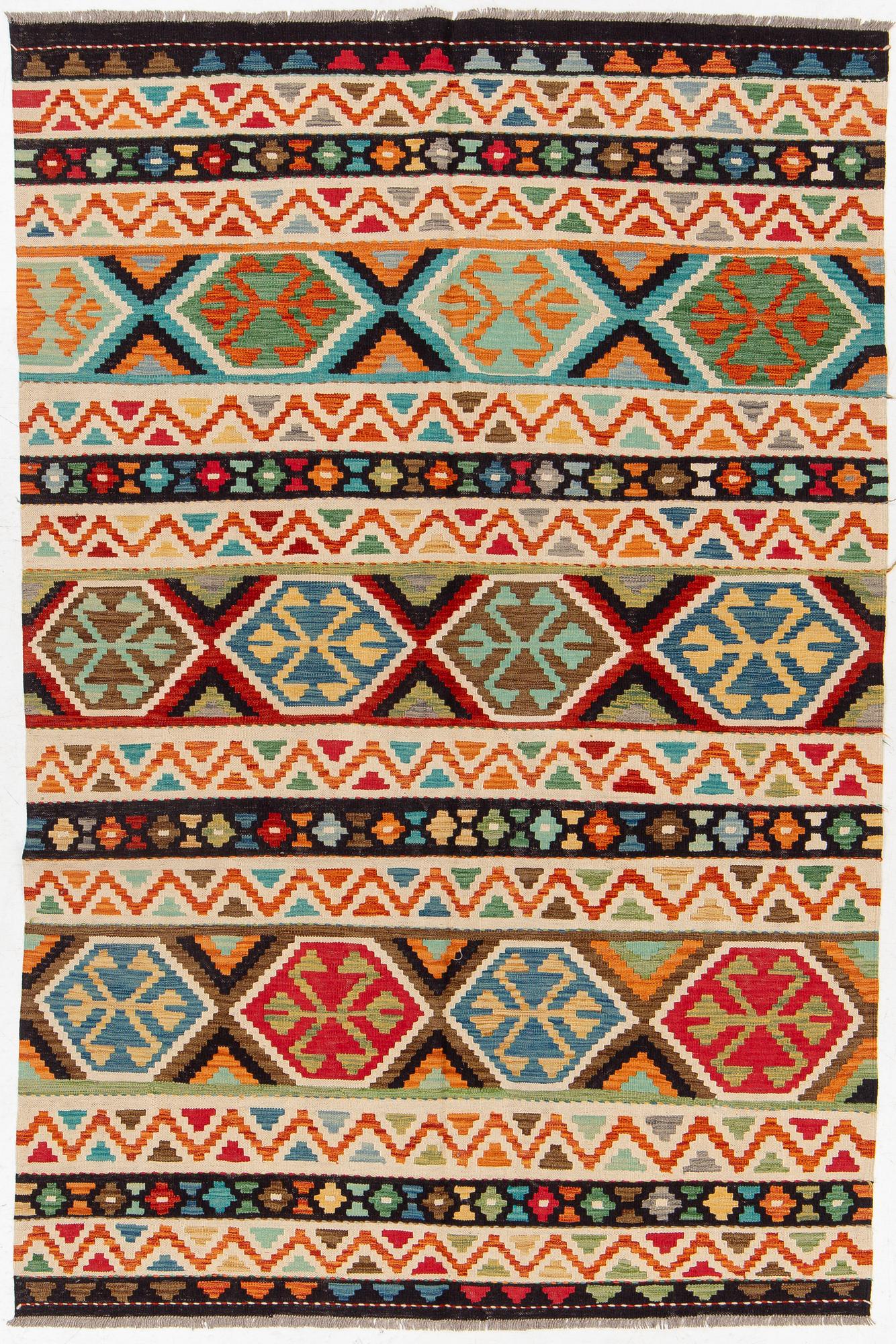 Rug, kilim 258 x 170 cm.