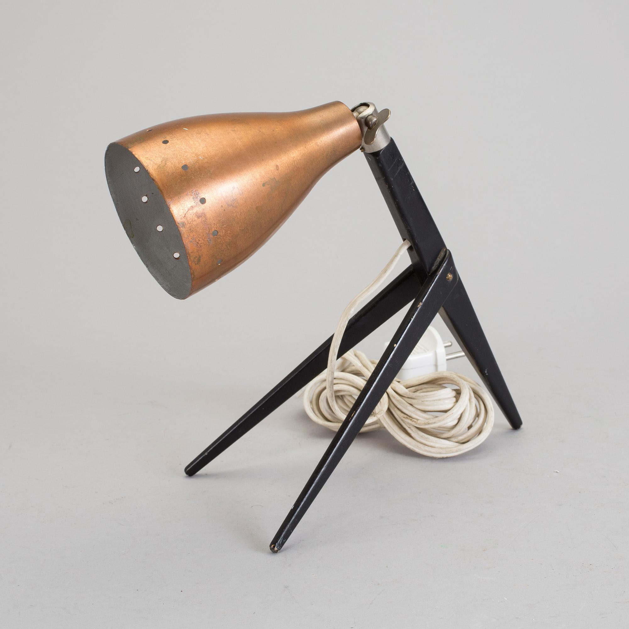 BORDSLAMPA, 1900-talets mitt.