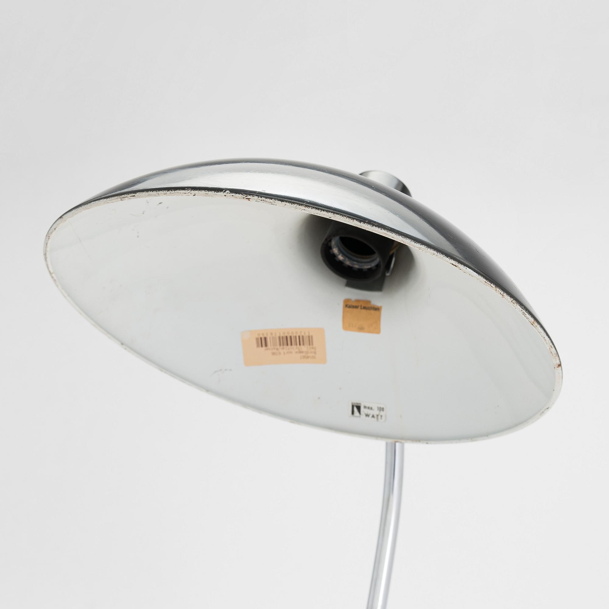 Christian Dell, desk light model 6786, Kaiser Leuchten, Germany mid-20th century.