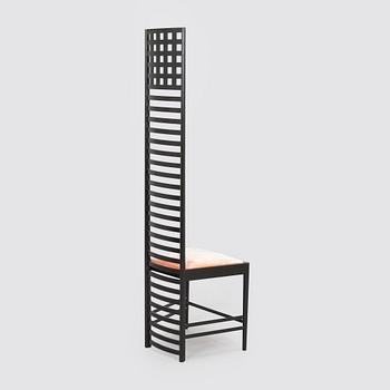 Charles Rennie Mackintosh, a 'Hill house 1' chair for Cassina, designed in 1902.