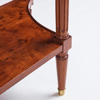 A Louis XVI console desserte by F. Schey (master in Paris 1777), late 18th century.