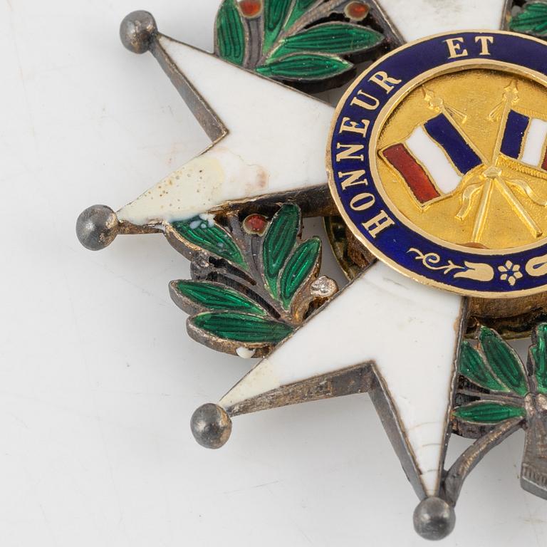 Hederslegionen, Frankrike, kommendörstecken, i etui.