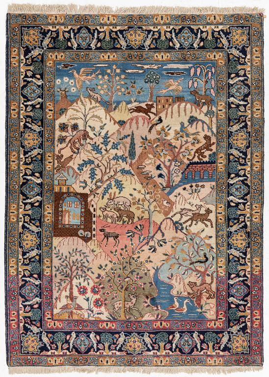 Carpet, oriental, 185 x 135 cm.
