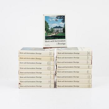 Böcker, 17 volymer, "Svenska slott och herresäten", Allhems Förlag, Malmö.