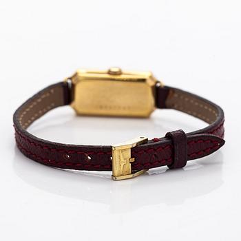 Longines, armbandsur, 25 x 13 mm, förgyllt 20 M, manuellt.