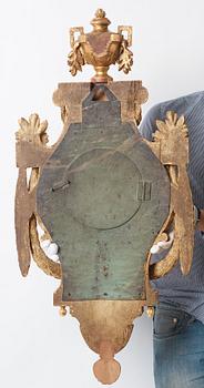 A Gustavian 1770's wall clock by  Erik Lindgren (master in Stockholm 1754-1779).