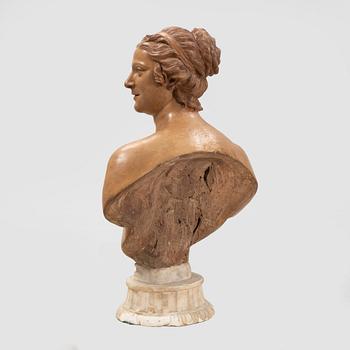 A 19th century plaster sculpture.