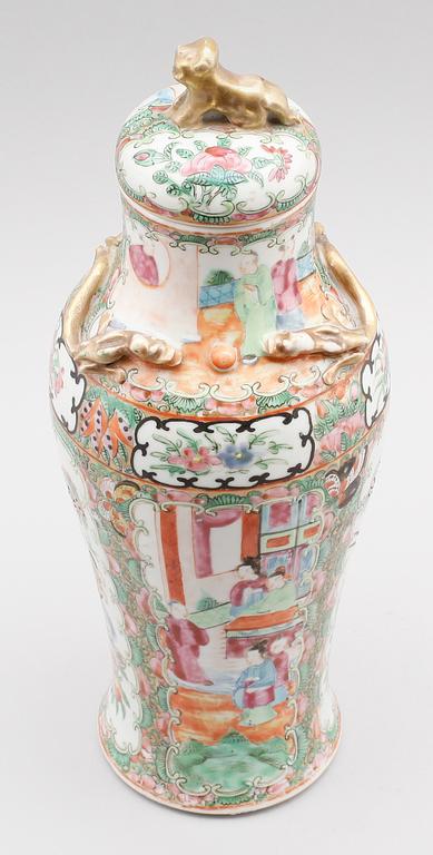LOCKURNA, porslin, Kina, Kanton, 1800-tal.