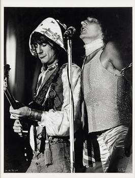 Edward Finnell, Rod Stewart & Ronnie Wood, 1973.