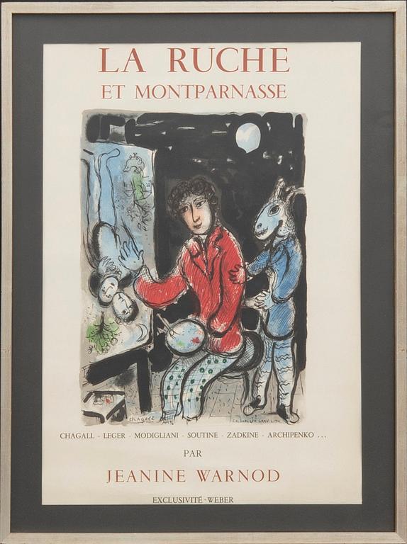 Marc Chagall, after "La ruche et Montparnasse".