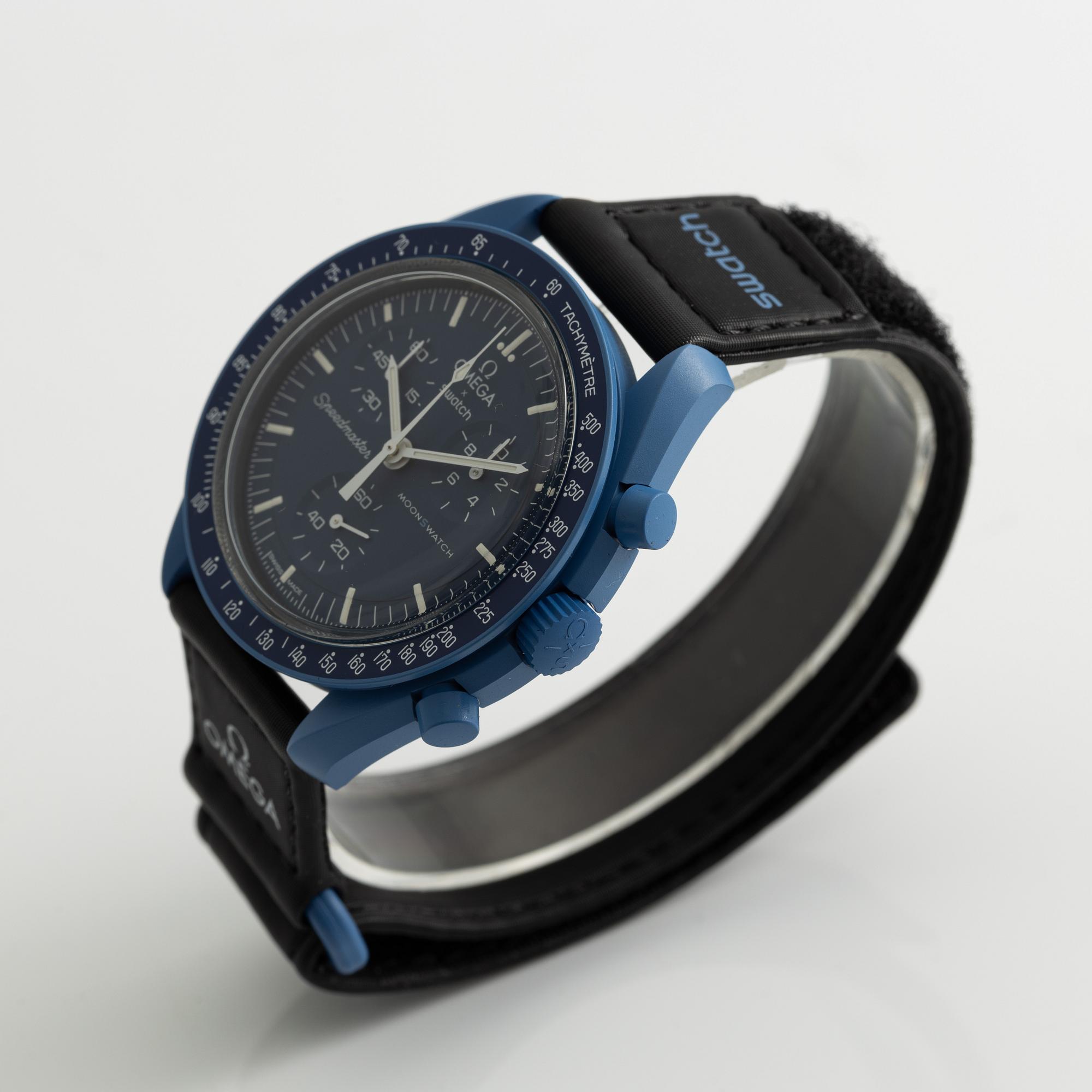 Omega/Swatch, MoonSwatch, "No Reserve", collection of 14 pcs, chronograph, wristwatches, 42 mm.