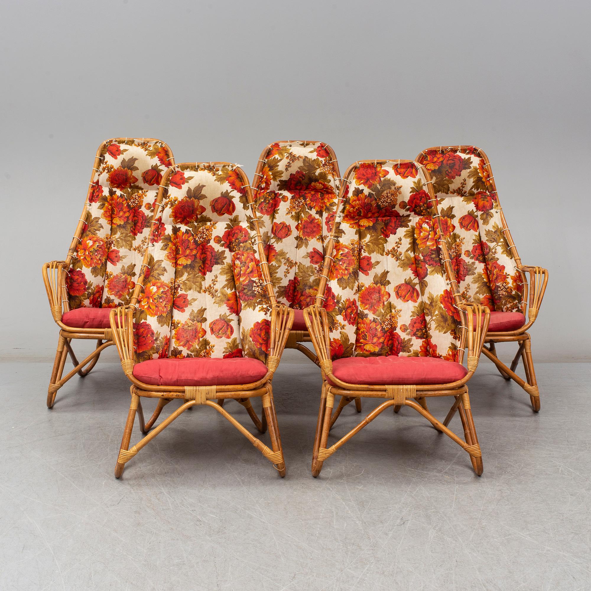 TRÄDGÅRDSGRUPP, 6 delar, 1900-talets andra hälft.