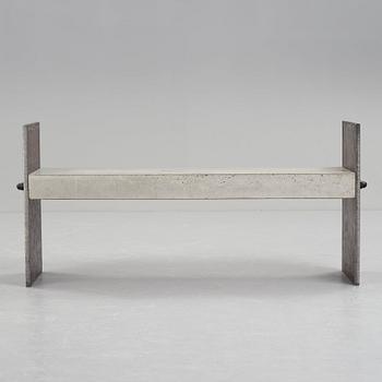 GEORG TOTH, a bench, signed and dated 2000.