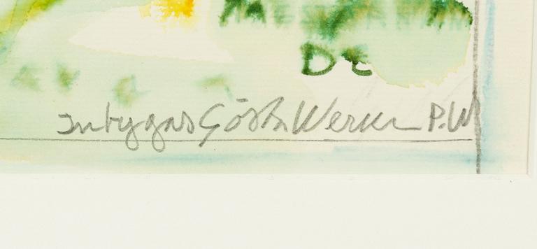 Gösta Werner, "Hälsans rosor".