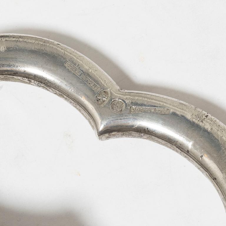 Serving tray, silver, Mexico, 20th century.