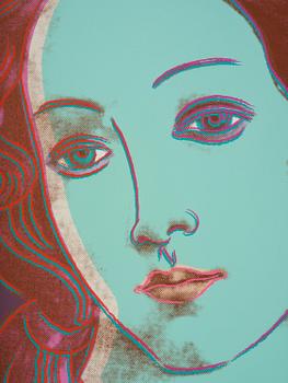 Andy Warhol, "Venus", ur: "Details of renaissance paintings (Sandro Botticelli, Birth of Venus, 1482)".
