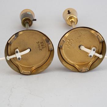 A pair of table lamps, EWÅ, model B 54 P, 1960-70's.