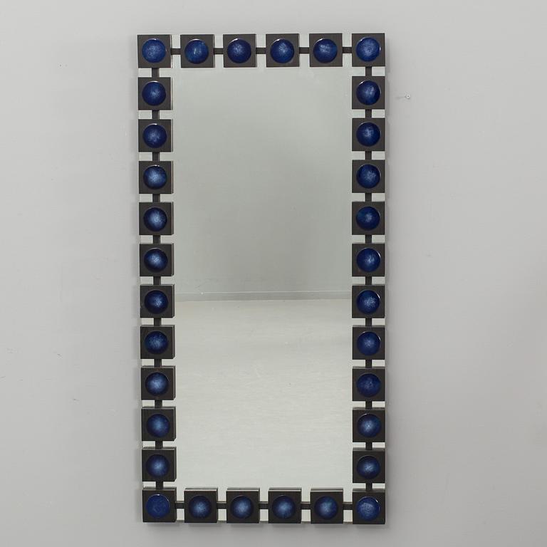 A WALL MIRROR BY EWA WRANGEL AND LARS NILSSON GT ATELJÉ HOVMANTORP 1960-70'S.