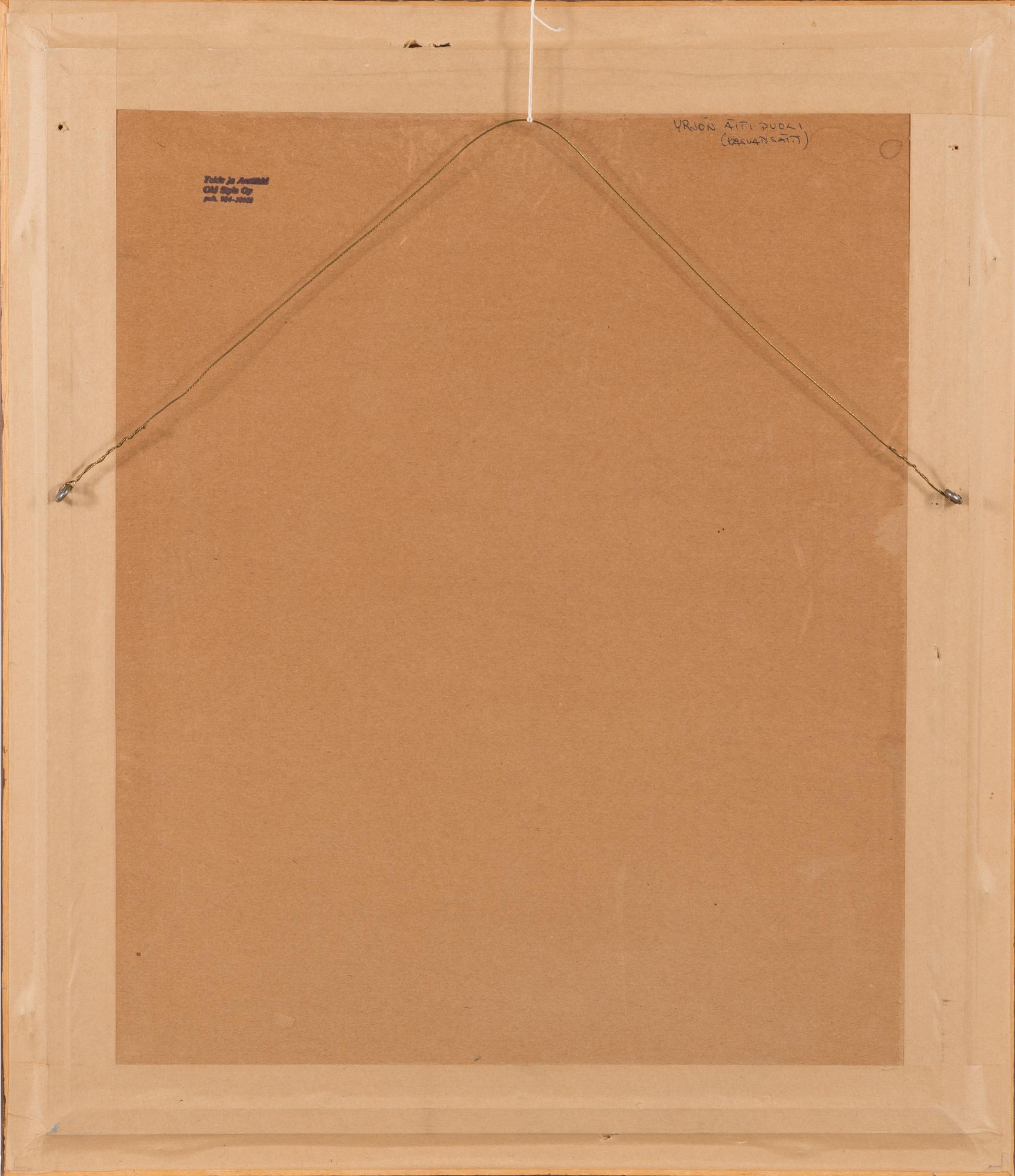 Yrjö Saarinen, pastel, signed and dated -27.