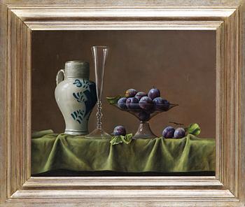 Nadine Lundahl, Still Life with Plums.