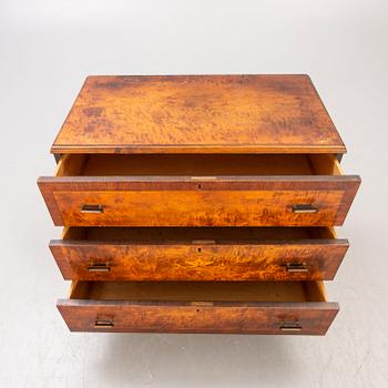 A 1930s birch dresser.