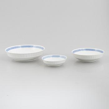Royal Copenhagen, mat- och kaffeservis, 71 delar, "Blå Vifte", Danmark.