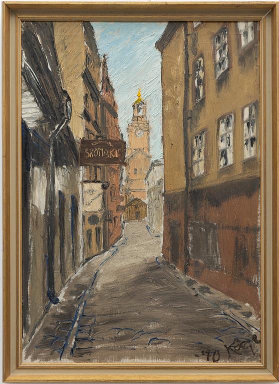 Wilhelm Kåge, Streetview from Gamla Stan.