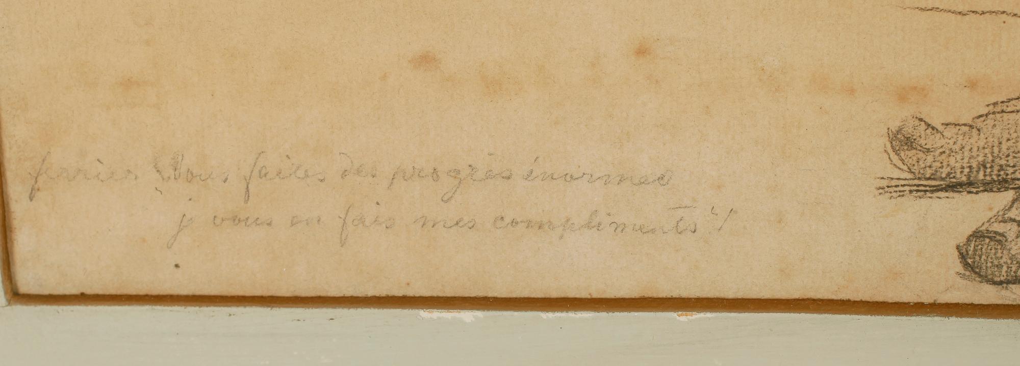 CARL LARSSON, tillskriven, kolteckning, bär sign.