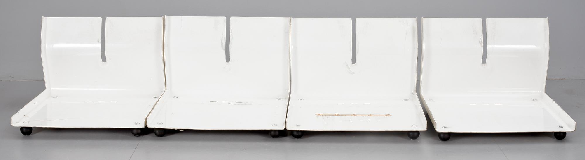 FÅTÖLJER, 4 st, "Amanta", Mario Bellini för B&B, Italien, 1976.