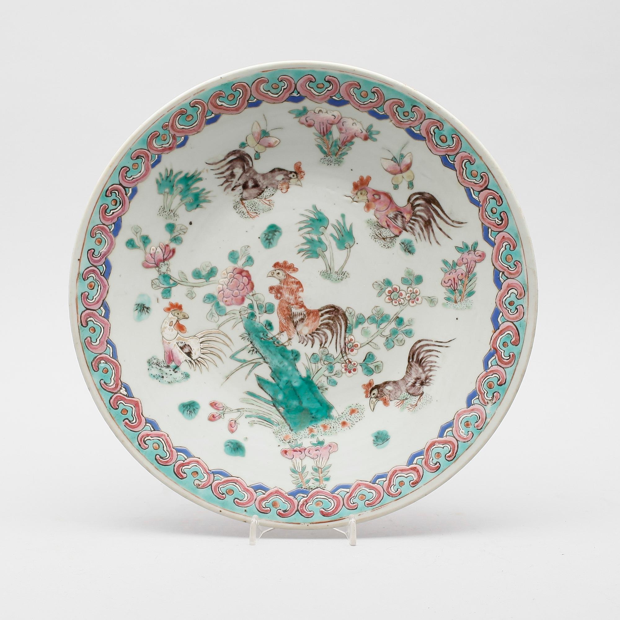 FAT, porslin, Kina, 1800-tal.