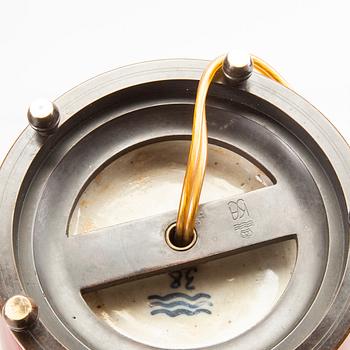 Carl Halier, table lamp, stoneware , the bronze base by  Knud Andersen, Royal Copenhagen.
