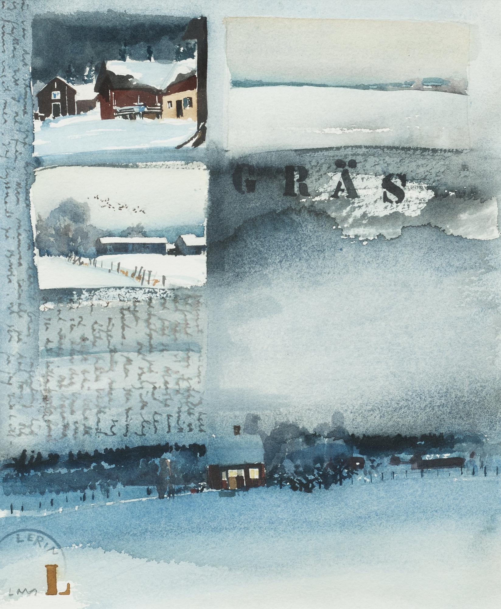 Lars Lerin, "Vinterbrev".