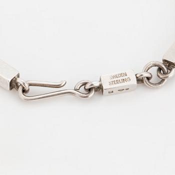 A sterlingsilver bracelet, Wiwen Nilsson, Lund 1968. Weight ca 7 grams.