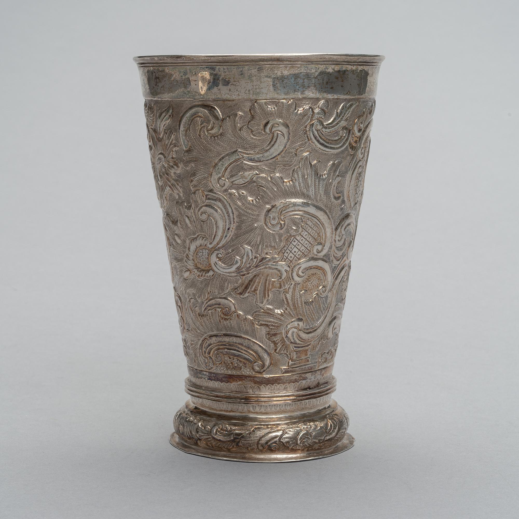 KANNNELLINENPIKARI, hopeaa, Venäjä, Moskova 1770-80-luku, Timofei Silujanov, paino 392 g.