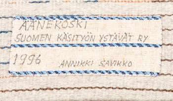 A Finnish long pile rug model Friends of Finnish Handicraft. Circa 160x125 cm.