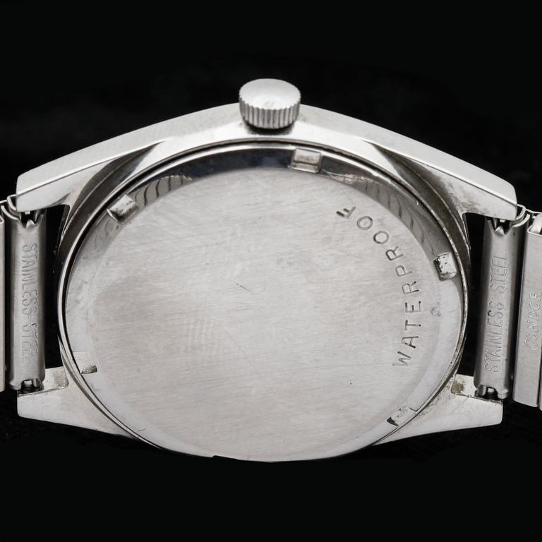 HERRARMBANDSUR, Omega, Geneve, stål, 1960-70-tal.